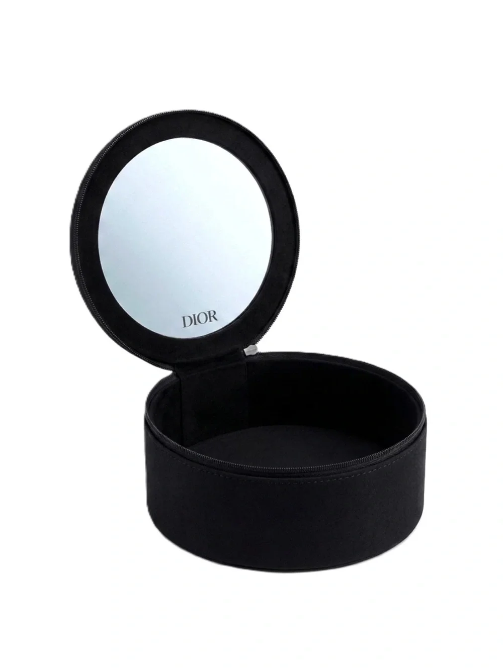 Christian Dior Vanity Pouch Makeup Case w/ inner mirror Black